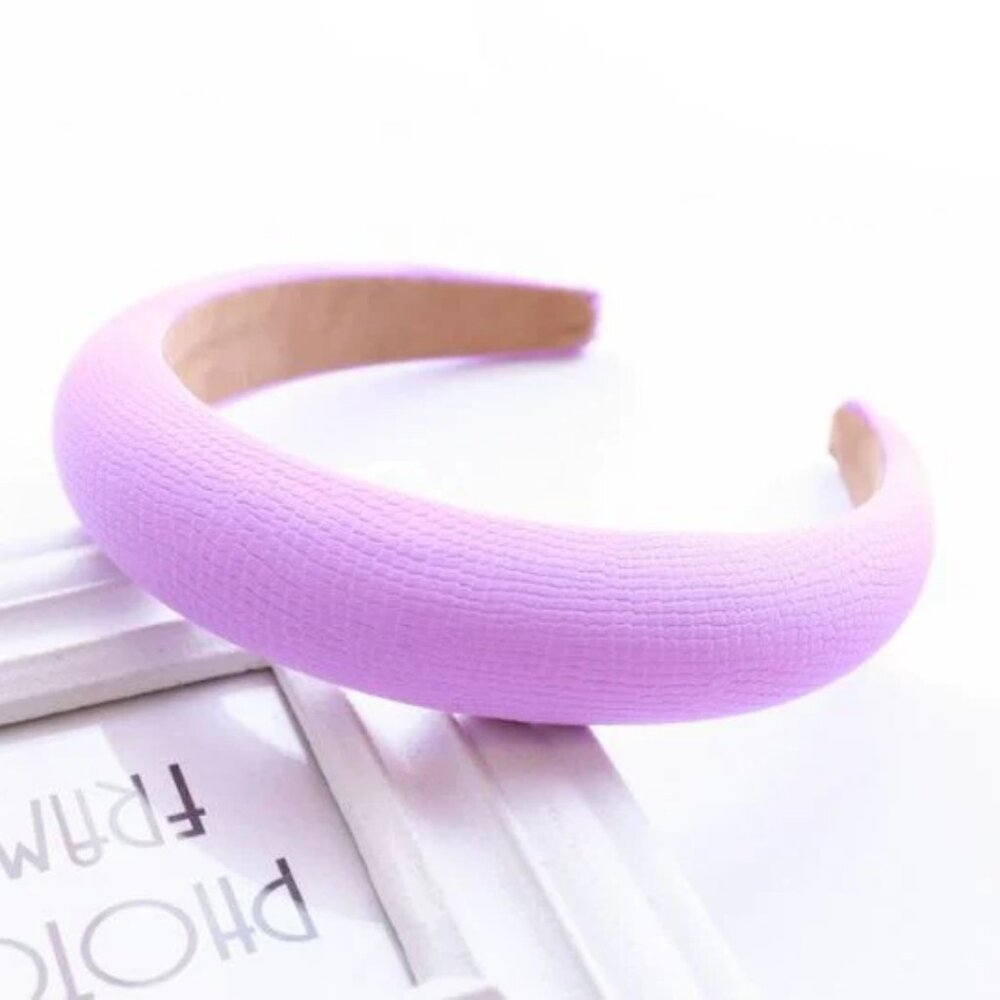 NWOT Corinna Snakeskin Textured Purple Headband